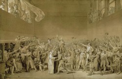 Le Serment du Jeu de paume à Versailles le 20 juin 1789 parJ. L. David 
